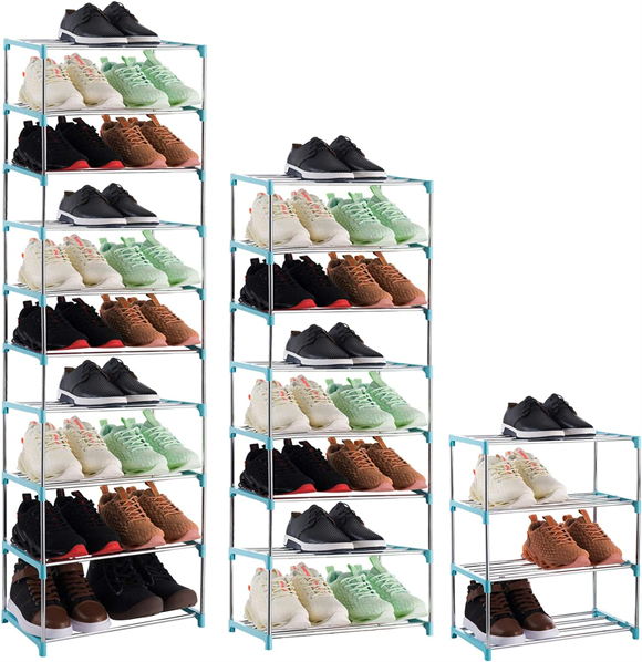 Shoe rack with cover